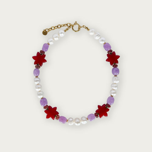 Crimson & Clover Necklace