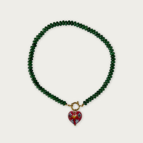 Dark Green | Rainbow Necklace