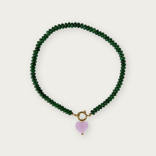 Dark Green | Rainbow Necklace