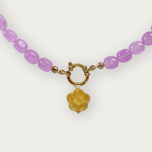 Honeycomb Flower Pendant