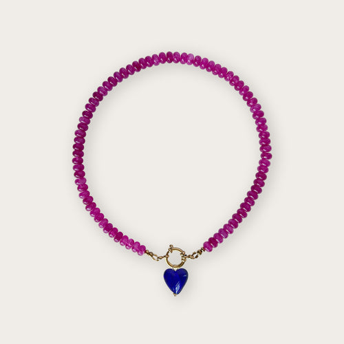 Hot Pink | Rainbow Necklace