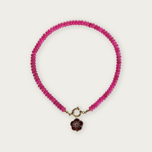 Hot Pink | Rainbow Necklace