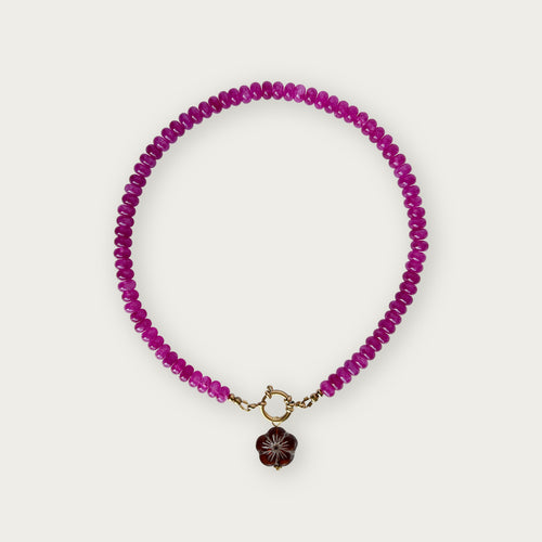 Hot Pink | Rainbow Necklace