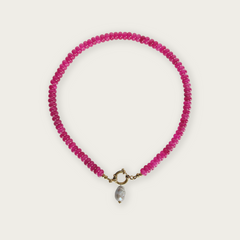 Hot Pink | Rainbow Necklace
