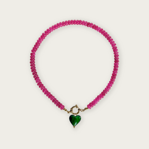 Hot Pink | Rainbow Necklace