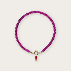 Hot Pink | Rainbow Necklace
