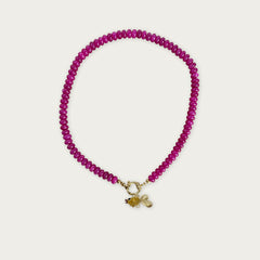 Hot Pink | Rainbow Necklace