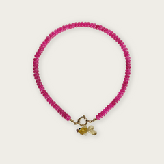 Hot Pink | Rainbow Necklace
