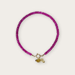 Hot Pink | Rainbow Necklace