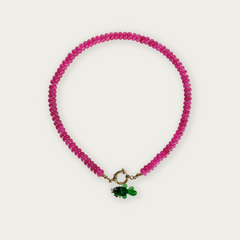 Hot Pink | Rainbow Necklace