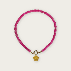 Hot Pink | Rainbow Necklace