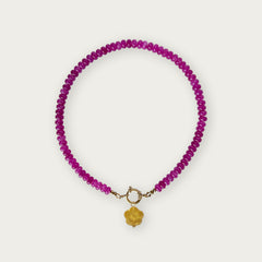 Hot Pink | Rainbow Necklace