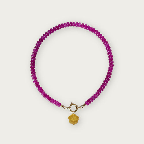 Hot Pink | Rainbow Necklace