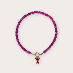 Hot Pink | Rainbow Necklace