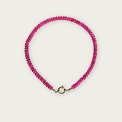 Hot Pink | Rainbow Necklace