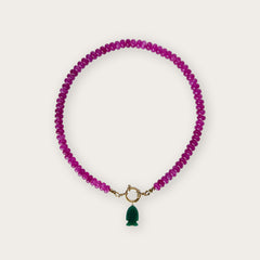 Hot Pink | Rainbow Necklace