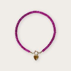 Hot Pink | Rainbow Necklace