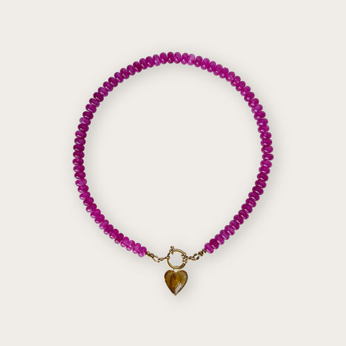 Hot Pink | Rainbow Necklace