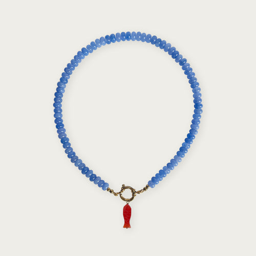 Mid Blue | Rainbow Necklace