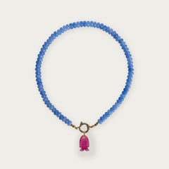 Mid Blue | Rainbow Necklace