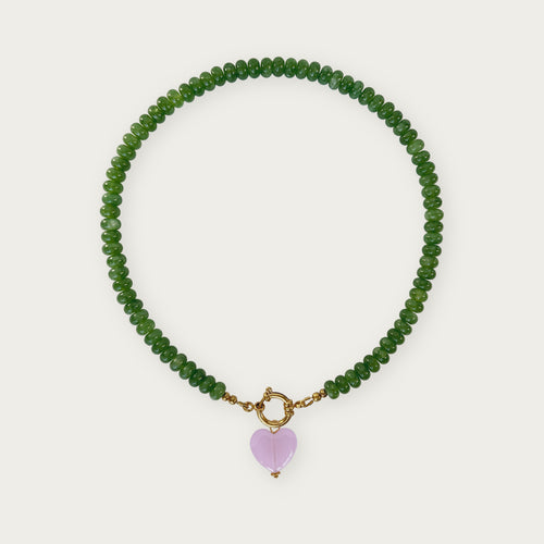 Moss Green | Rainbow Necklace