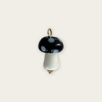 Black mushroom pendant