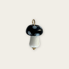 Black mushroom pendant