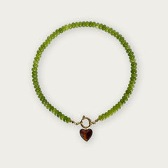 Olive Green | Rainbow Necklace