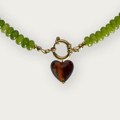 Brown Heart Pendant