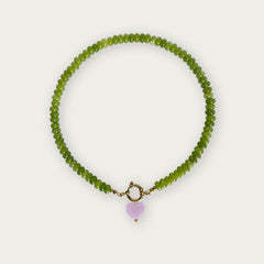 Olive Green | Rainbow Necklace