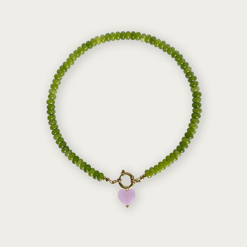 Olive Green | Rainbow Necklace
