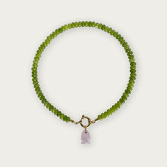 Olive Green | Rainbow Necklace