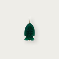 Onyx Fish Pendant
