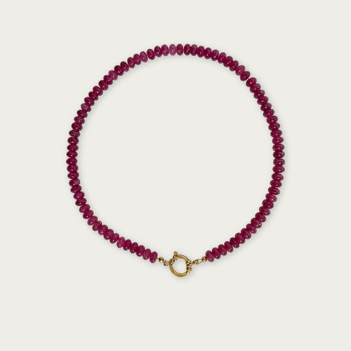 Raspberry | Rainbow Necklace