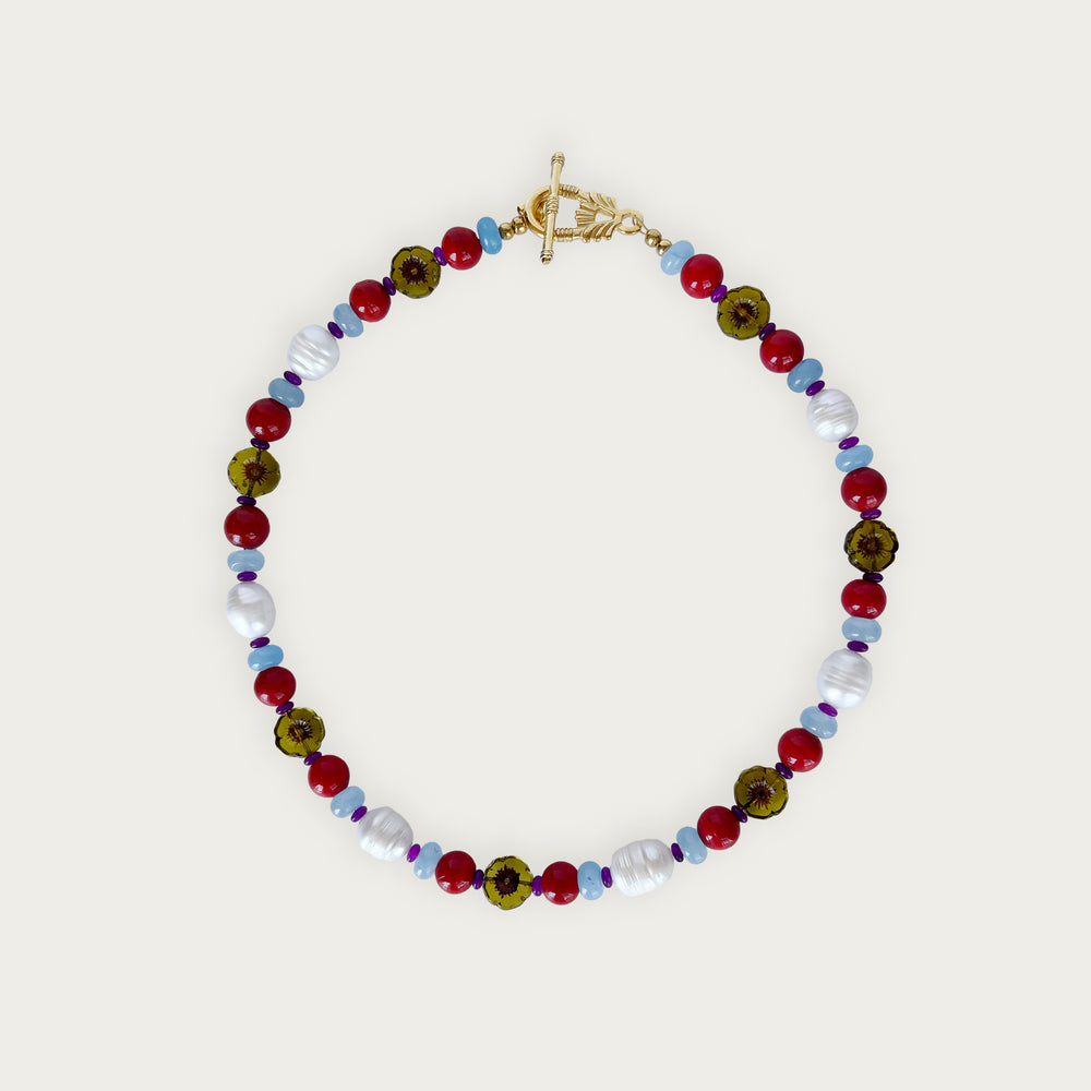 Rosemary's Flower Necklace
