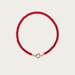 Scarlet Red | Rainbow Necklace