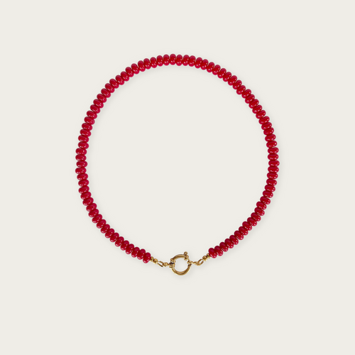 Scarlet Red | Rainbow Necklace
