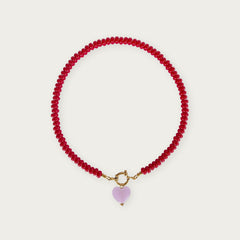 Scarlet Red | Rainbow Necklace