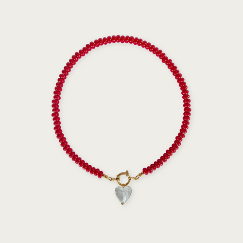 Scarlet Red | Rainbow Necklace