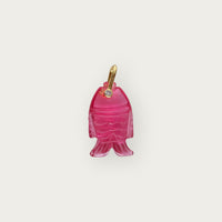 Tourmaline Fish Pendant