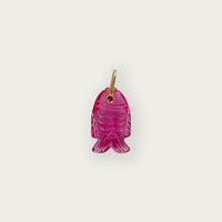 Tourmaline Fish Pendant